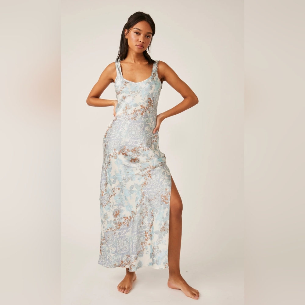 Free People Worth the Wait Bias Cut Slip Dress XS - Picture 2 of 14